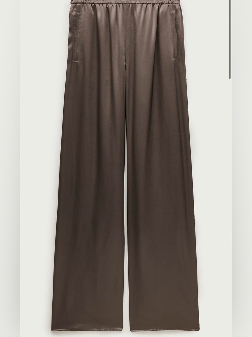 J CREW M Cosmo pant in luster charmeuse IN Smoky Woods CN714 $158 - Picture 3 of 5